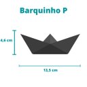 Ver imagem 4 de Estatueta Barquinho Origami P - 13,5cm comp. - Toque 3D:Azul Claro