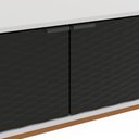 Ver imagem 7 de Rack Kappesberg 3 Portas 3d Branco/preto 136cm