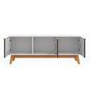 Ver mais imagens de Rack Kappesberg 3 Portas 3d Branco/preto 136cm