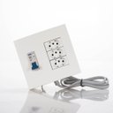 Ver imagem 2 de Protetor com 3 Tomadas 10a Disj + Dps 8ka 127v Margirius Voltagem:110v