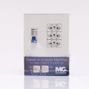 Ver imagem 7 de Protetor com 3 Tomadas 10a Disj + Dps 8ka 127v Margirius Voltagem:110v