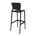 Ver imagem 6 de Banqueta Safira Alta Bar Preta Tramontina 92138/009