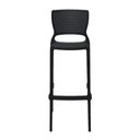 Ver imagem 3 de Banqueta Safira Alta Bar Preta Tramontina 92138/009