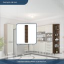 Ver imagem 4 de Estante Livreiro de Canto Cantoneira Evolution Plus 201,5cm Marrom