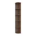 Ver imagem 2 de Estante Livreiro de Canto Cantoneira Evolution Plus 201,5cm Marrom
