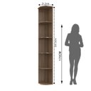 Ver imagem 3 de Estante Livreiro de Canto Cantoneira 201,6cm Evolution Plus
