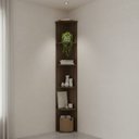 Ver imagem 1 de Estante Livreiro de Canto Cantoneira Evolution Plus 201,5cm Marrom