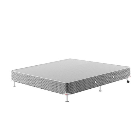 Base Box Queen Spubio Spu + Incofal Cinza 158x198x32cm