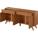 Ver imagem 4 de Buffet Aros 4 Portas Pés Madeira Maciça - Mavaular Naturalle