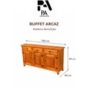 Ver imagem 2 de Buffet Arcaz 150x40x90