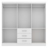 Guarda Roupa Casal 6 Portas 3 Gavetas Sevilha  - 3