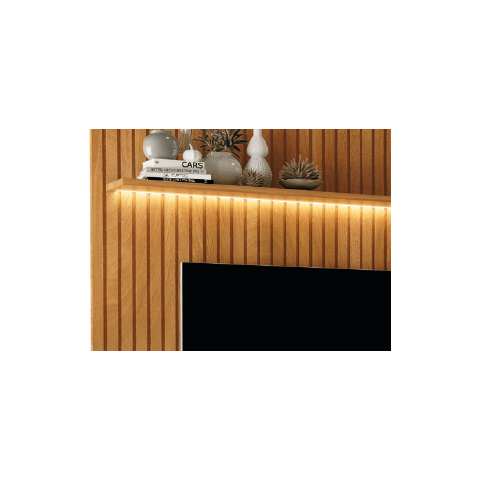 Painel Ripado Fazzio Innovare 1,85 C/ Led