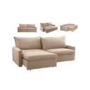 Ver imagem 1 de Sofá Cama Califórnia Retrátil com Espuma D28 e Molas Ensacadas Zarat