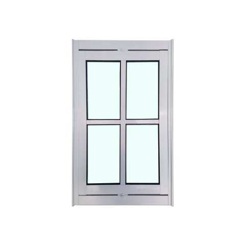 Vitro Pivotante Quadriculado Branco 120x50 em Alumínio – Linha 25 Jade