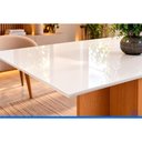 Ver imagem 7 de Mesa Jantar Lana Canto Reto 90cm Cinamomo/Off White Henn
