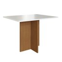 Ver imagem 4 de Conjunto Sala de Jantar 1 Mesa Tampo MDF Retangular com 4 Cadeiras Monaco Cinza/Freijo
