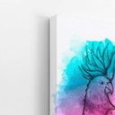 Ver imagem 3 de Calopsita Passarinho Aquarela Arte Quadro Canvas 60x40cm