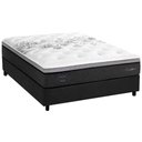 Ver imagem 1 de Cama Box Casal: Colchão Molas Ensacadas Herval Partenon C1629 Viscogel + Base Crc Suede Gray (