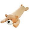 Xuxão Travesseiro de Corpo com Pelúcia Satin Urso Caramelo Maciez e Aconchego - 1
