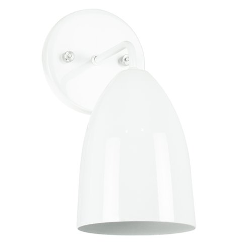 Arandela Aluminio Cone Sadan Branco 23x25cm