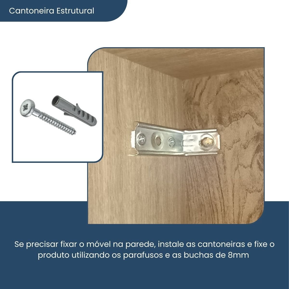 Armário Aéreo para Cozinha 1 Porta 90° Evolution Plus   - 6