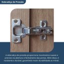 Ver imagem 4 de Armário Aéreo para Cozinha 1 Porta 90° Evolution Plus Marrom/Tannat/Legno Crema