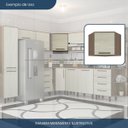 Ver imagem 7 de Armário Aéreo para Cozinha 1 Porta 90° Evolution Plus  