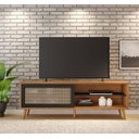 Ver imagem 2 de Rack Bancada NT 1175 Freijó com Preto - Notável