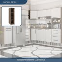 Ver imagem 4 de Nicho Aéreo de para Cozinha Marrom Tannat Evolution