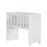 Mini Berço Rubi Multifuncional com Colchão Tigus Branco - 1