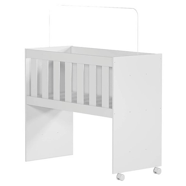 Mini Berço Rubi Multifuncional com Colchão Tigus Branco Mini Berço Rubi Multifuncional com Colchão Tigus Branco