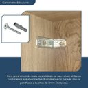 Ver imagem 6 de Balcão para Cozinha 4 Gavetas Evolution Plus Marrom/Tannat/Legno Crema