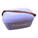 Ver imagem 3 de Bolsa Térmica Cooler Retrô com Alça em Couro 12 Litros - Polarbox