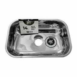 Cuba Pia Inox 304 Cozinha Nº1 47x30x14 As Funda - 4