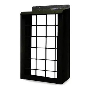 Grade de Proteção Anti Vandalismo Universal para Interfone e Video Porteiro Cor Preto Tamanho Grande