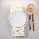 Ver imagem 5 de Kit 8 Guardanapos Lumine Natal Poliéster Oxford Branco