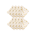 Ver imagem 1 de Kit 8 Guardanapos Lumine Natal Poliéster Oxford Branco