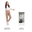 Ver imagem 6 de Balcão Armário de Cozinha 100% MDF 35 cm 1 Porta Frente Branco Brilho Acordes Madesa