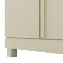 Ver mais imagens de Guarda-Roupa Solteiro Imperatriz 4 Portas 2 Gavetas 100% MDF com Pés Off White - Gelius