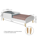 Ver imagem 3 de Cama Infantil Montessoriana com Protecao Lateral Aurora