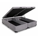 Ver imagem 1 de Cama Box Baú Queen 158 Suede Cinza
