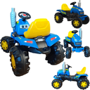 Ver imagem 2 de Tratorzinho de Pedal Infantil Bandeirante Country Azul 30kg