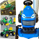 Ver imagem 4 de Tratorzinho de Pedal Infantil Bandeirante Country Azul 30kg