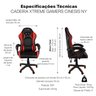 Cadeira com Rodízio Xtreme Gamers Cinesis Ny - 2