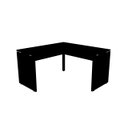 Ver imagem 1 de Mesa em L para Escritório 155x155 Pandin P25 - Preto