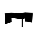 Ver imagem 2 de Mesa em L para Escritório 155x155 Pandin P25 - Preto