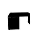 Ver imagem 4 de Mesa em L para Escritório 155x155 Pandin P25 - Preto