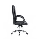 Ver imagem 5 de Cadeira Escritório Presidente Giratória Office Estofada Preto