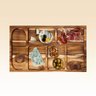 Petisqueira Astanna Madeira Teca Maciça Grande 40x25cm - 5