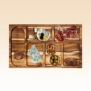 Ver imagem 5 de Petisqueira Astanna Madeira Teca Maciça Grande 40x25cm